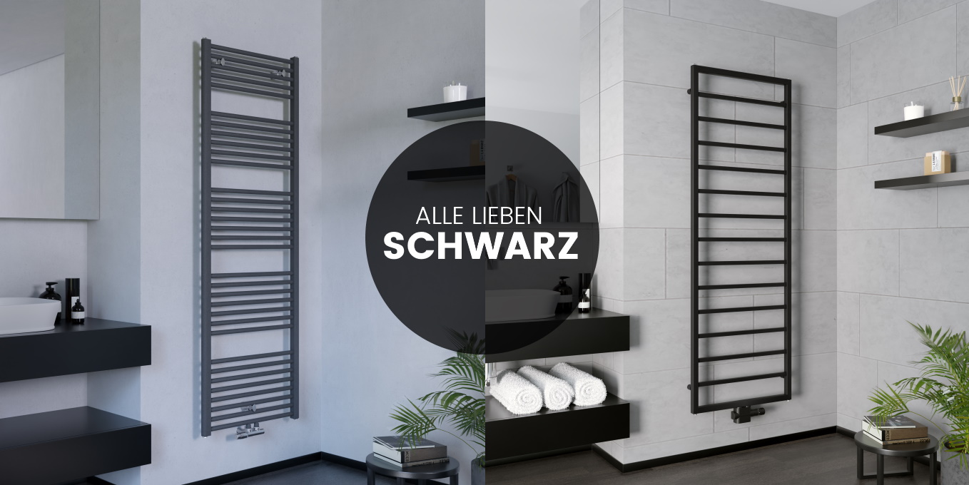 Banner Trendfarbe Schwarz